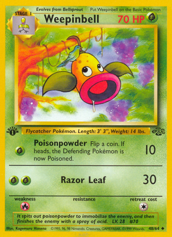 Weepinbell (48/64) [Jungle 1st Edition] | Odin's Place