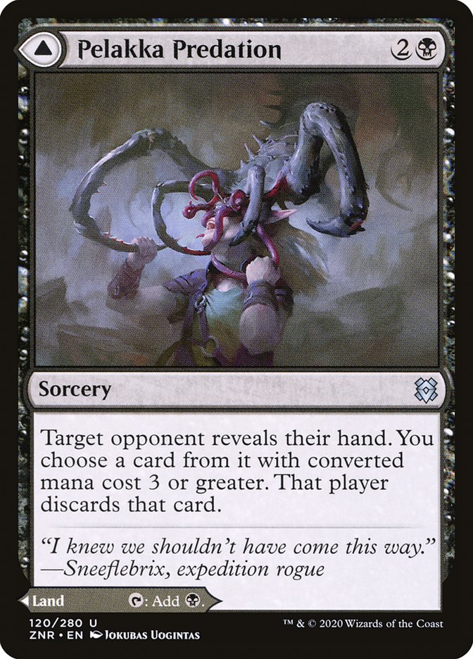 Pelakka Predation // Pelakka Caverns [Zendikar Rising] | Odin's Place