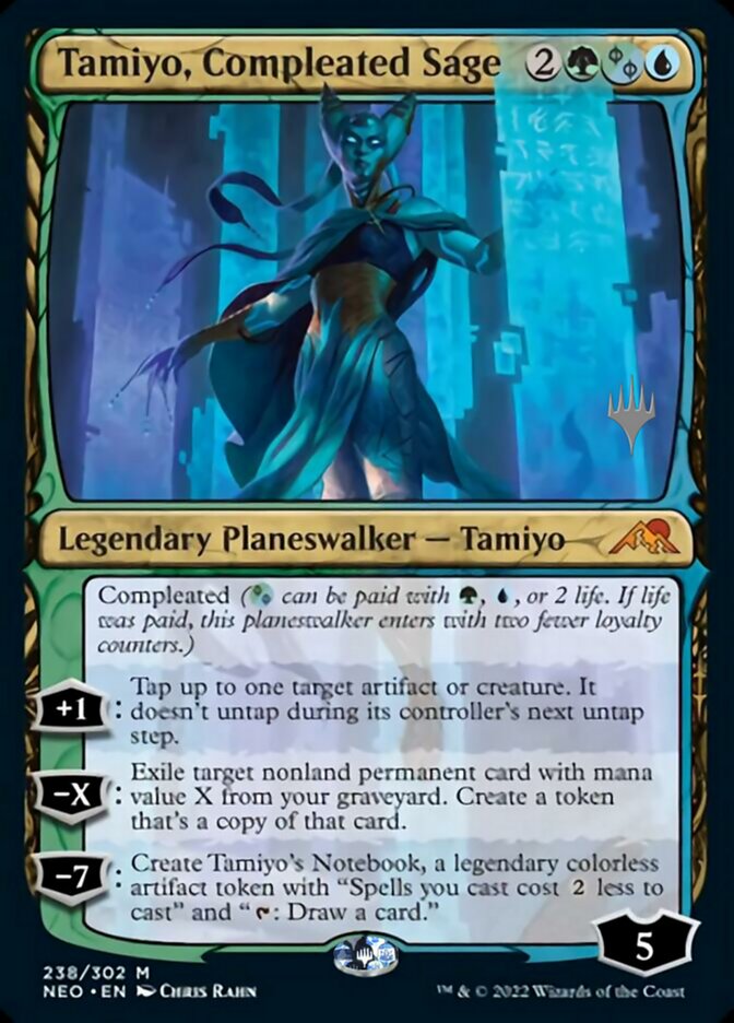 Tamiyo, Compleated Sage (Promo Pack) [Kamigawa: Neon Dynasty Promos] | Odin's Place