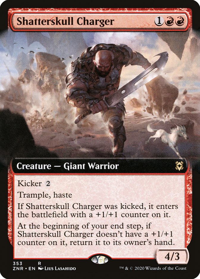 Shatterskull Charger (Extended Art) [Zendikar Rising] | Odin's Place