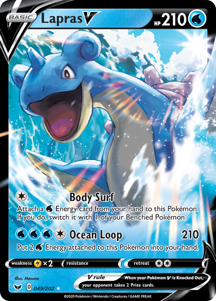 Lapras V (049/202) [Sword & Shield: Base Set] | Odin's Place