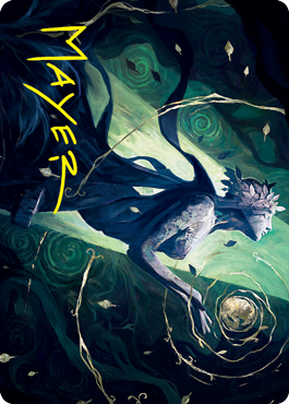 Nature's Embrace Art Card (Gold-Stamped Signature) [Innistrad: Crimson Vow Art Series] | Odin's Place