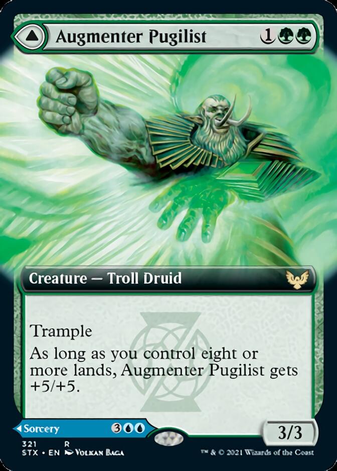 Augmenter Pugilist // Echoing Equation (Extended Art) [Strixhaven: School of Mages] | Odin's Place