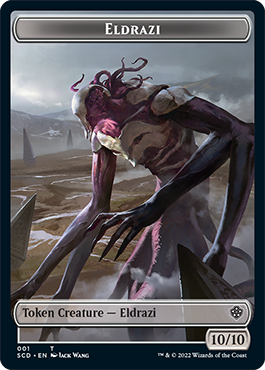Eldrazi // Soldier Double-Sided Token [Starter Commander Decks] | Odin's Place