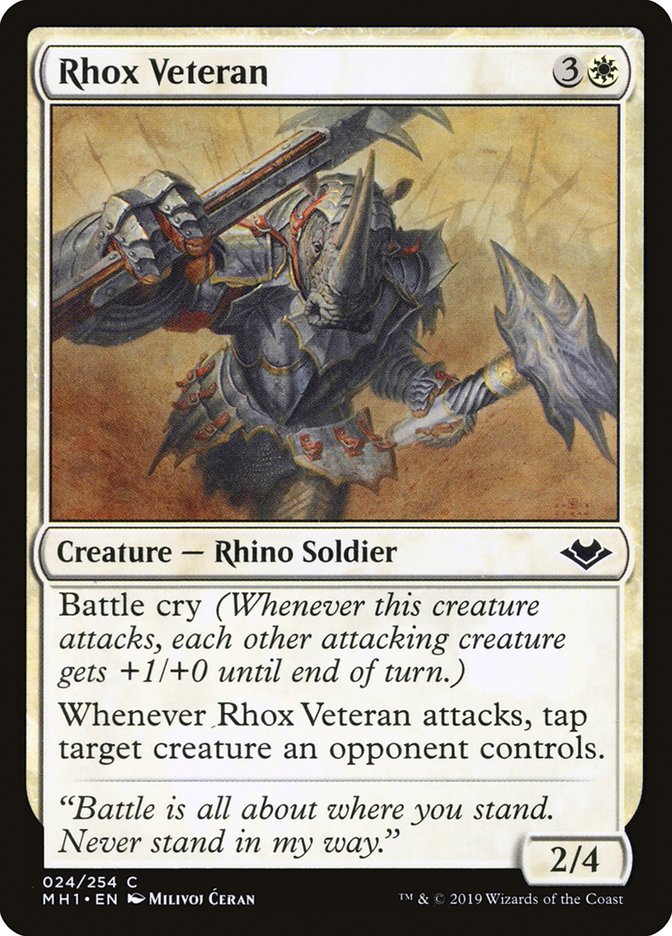 Rhox Veteran (24) [Modern Horizons] | Odin's Place