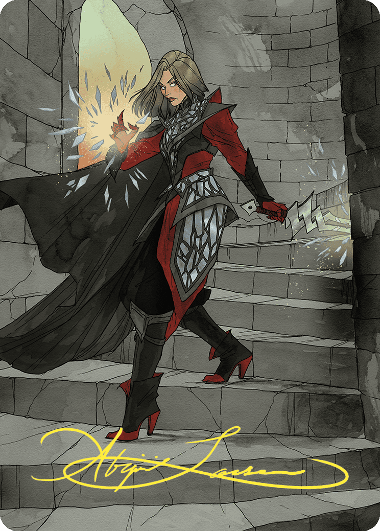 Rowan, Scion of War Art Card (59/81) (Gold-Stamped Signature) [Wilds of Eldraine Art Series] | Odin's Place