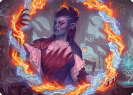 Rootha, Mercurial Artist Art Card [Strixhaven: School of Mages Art Series] | Odin's Place