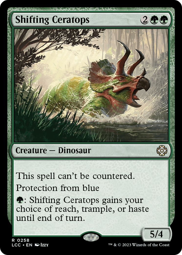 Shifting Ceratops [The Lost Caverns of Ixalan Commander] | Odin's Place