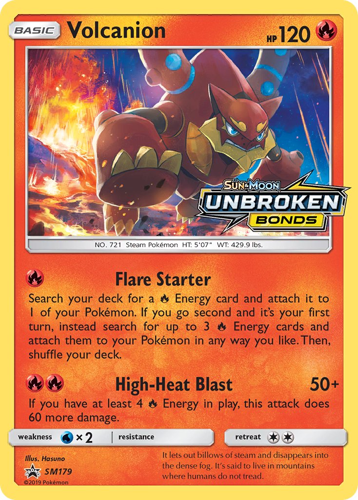 Volcanion (SM179) [Sun & Moon: Black Star Promos] | Odin's Place