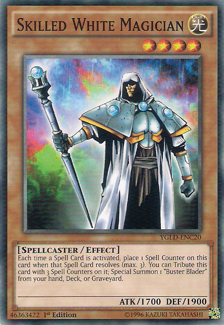 Skilled White Magician [YGLD-ENC20] Common | Odin's Place