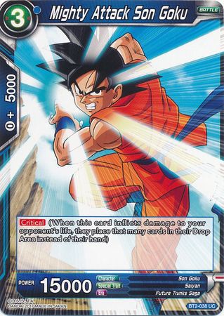 Mighty Attack Son Goku (BT2-038) [Union Force] | Odin's Place