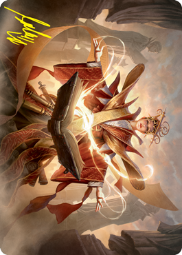 Augusta, Dean of Order Art Card (Gold-Stamped Signature) [Strixhaven: School of Mages Art Series] | Odin's Place