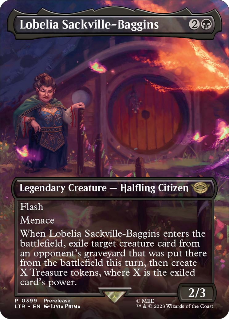 Lobelia Sackville-Baggins (Borderless Alternate Art) [The Lord of the Rings: Tales of Middle-Earth] | Odin's Place