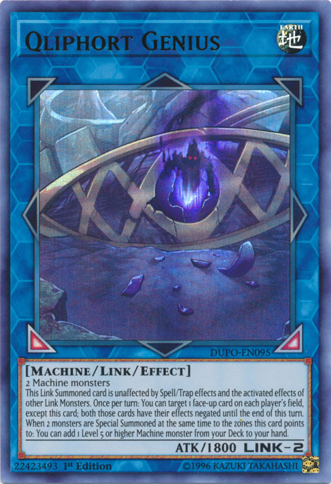 Qliphort Genius [DUPO-EN095] Ultra Rare | Odin's Place