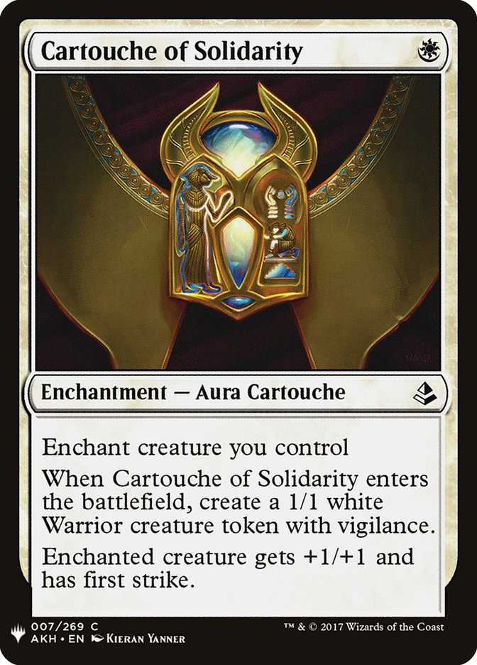 Cartouche of Solidarity [Mystery Booster] | Odin's Place