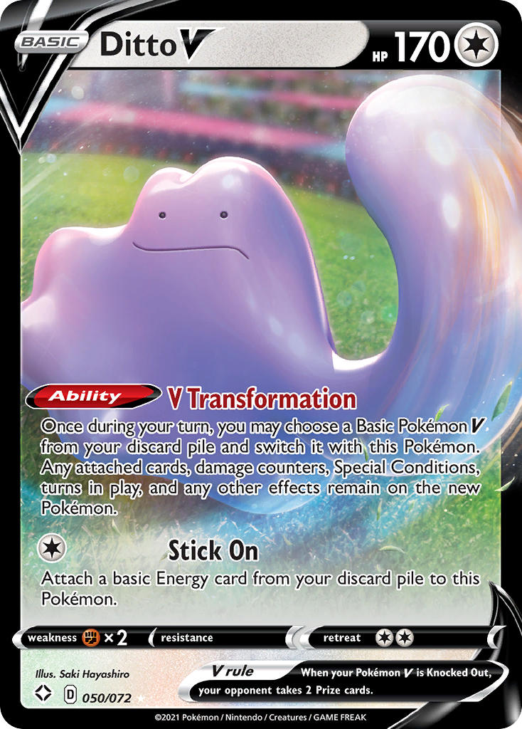 Ditto V (050/072) [Sword & Shield: Shining Fates] | Odin's Place
