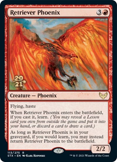 Retriever Phoenix [Strixhaven: School of Mages Prerelease Promos] | Odin's Place