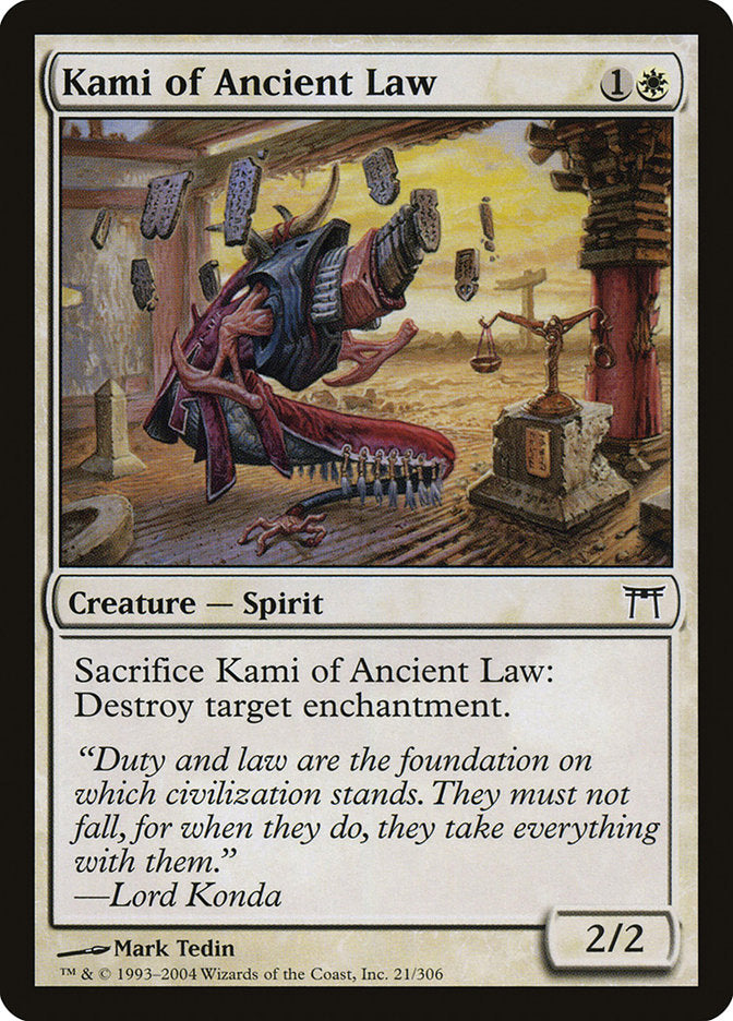 Kami of Ancient Law (21) [Champions of Kamigawa] | Odin's Place