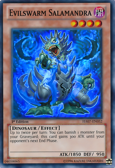 Evilswarm Salamandra [HA07-EN052] Super Rare | Odin's Place