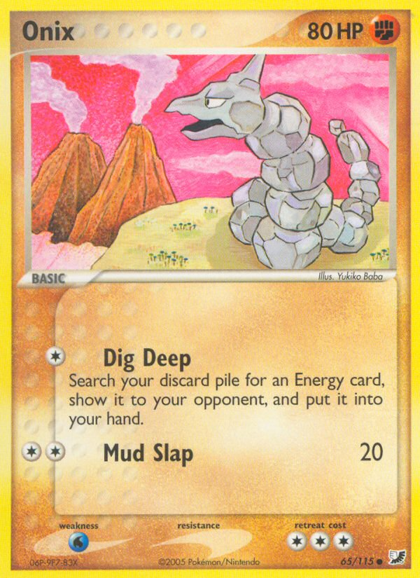 Onix (65/115) [EX: Unseen Forces] | Odin's Place