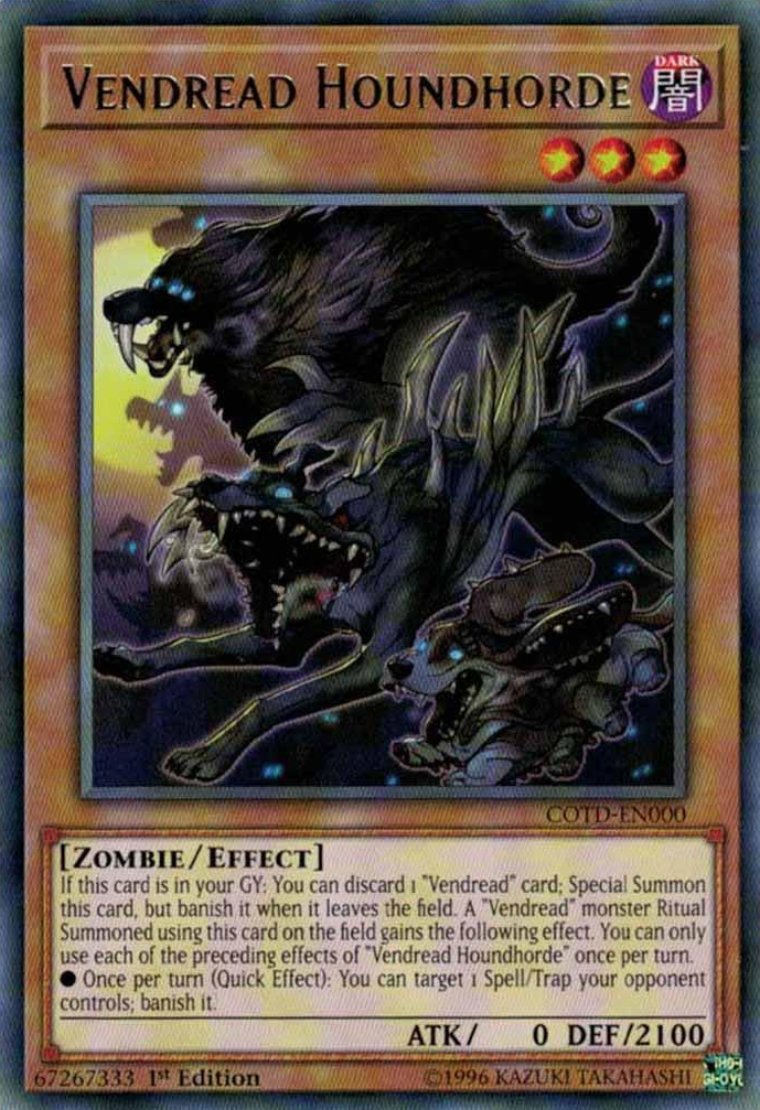 Vendread Houndhorde [COTD-EN000] Rare | Odin's Place