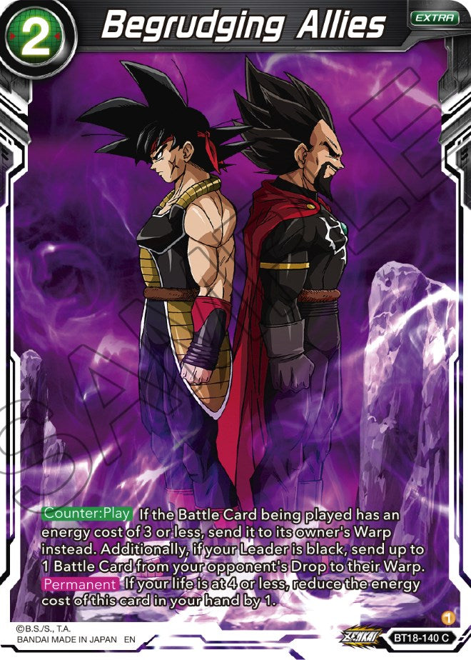 Begrudging Allies (BT18-140) [Dawn of the Z-Legends] | Odin's Place