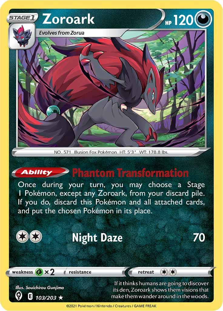 Zoroark (103/203) [Sword & Shield: Evolving Skies] | Odin's Place