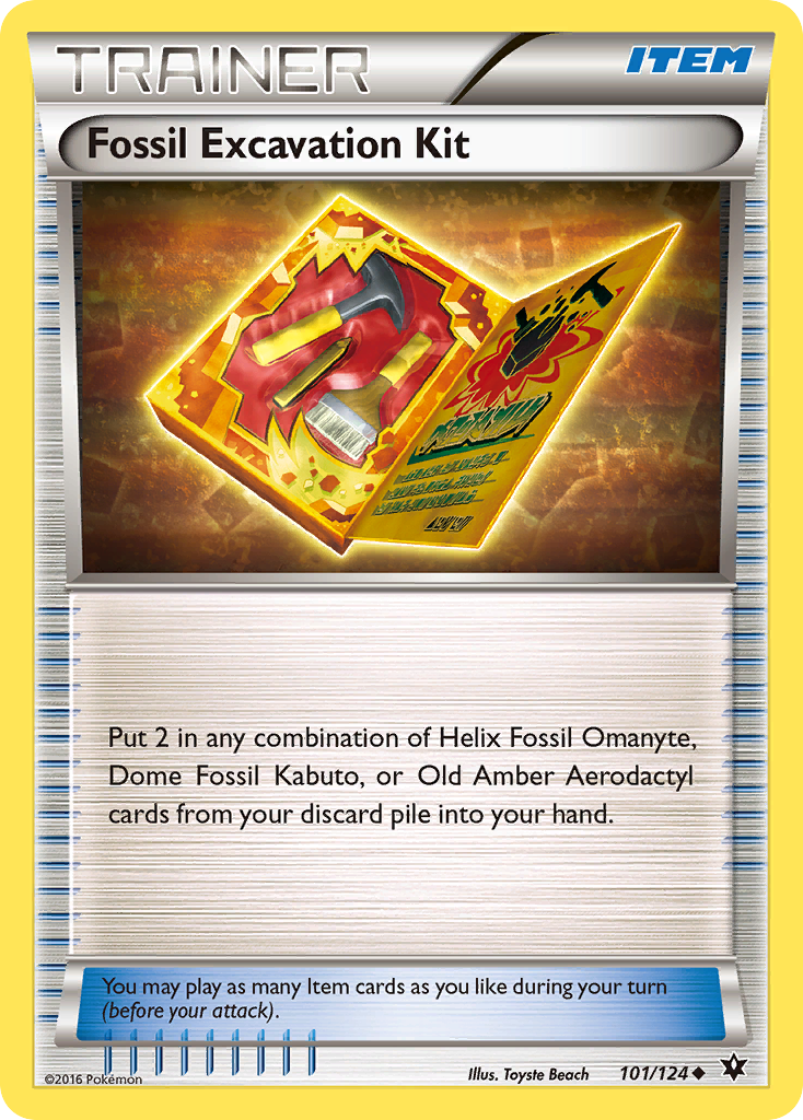 Fossil Excavation Kit (101/124) [XY: Fates Collide] | Odin's Place