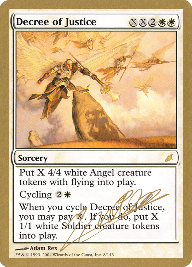 Decree of Justice (Julien Nuijten) [World Championship Decks 2004] | Odin's Place