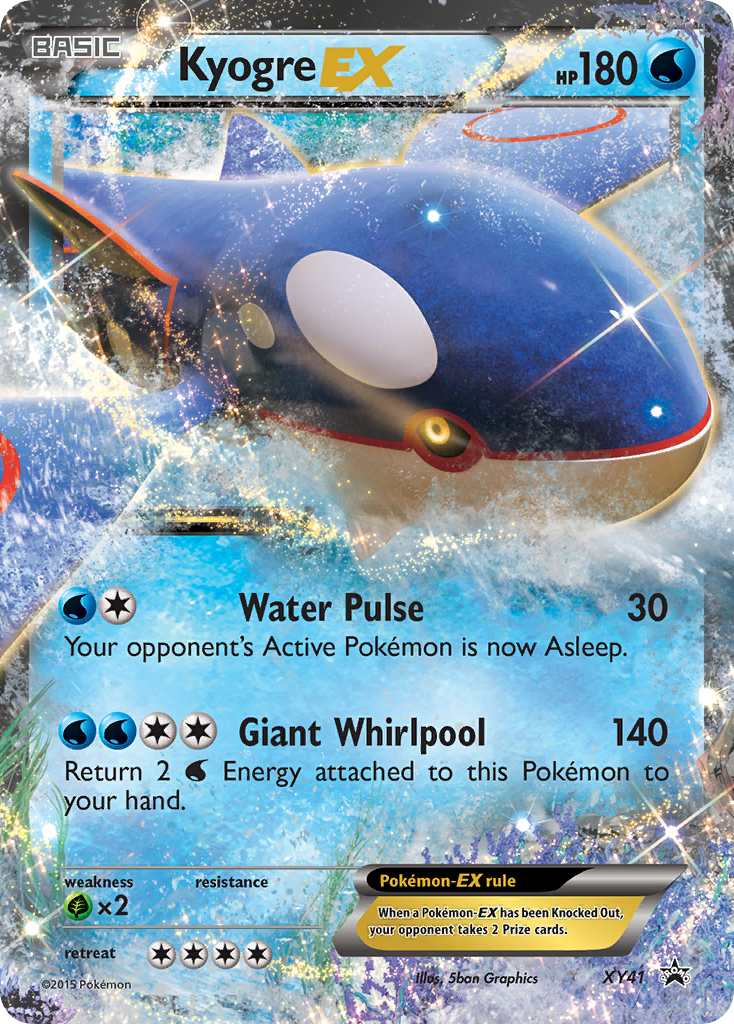 Kyogre EX (XY41) [XY: Black Star Promos] | Odin's Place