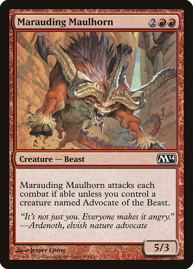 Marauding Maulhorn (145) [Magic 2014] | Odin's Place