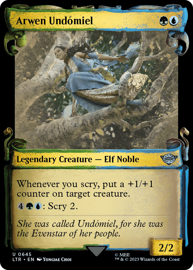 Arwen Undomiel [The Lord of the Rings: Tales of Middle-Earth Showcase Scrolls] | Odin's Place