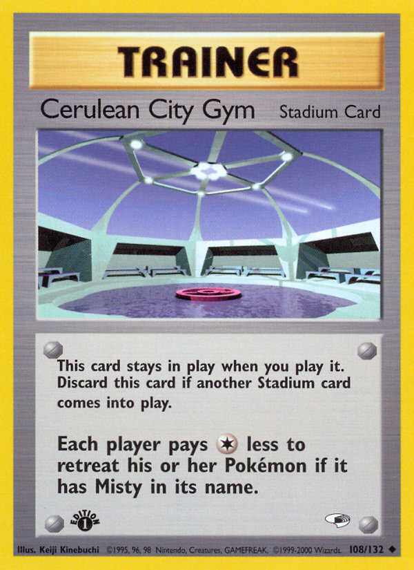 Cerulean City Gym (108/132) [Gym Heroes 1st Edition] | Odin's Place