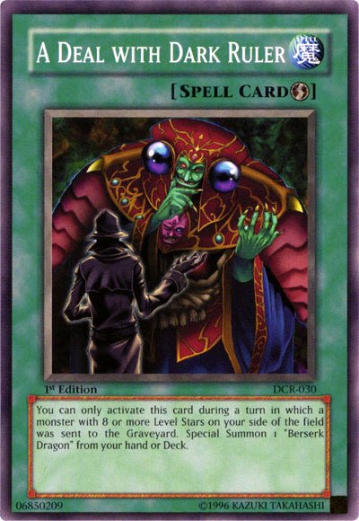 A Deal with Dark Ruler [DCR-030] Common | Odin's Place