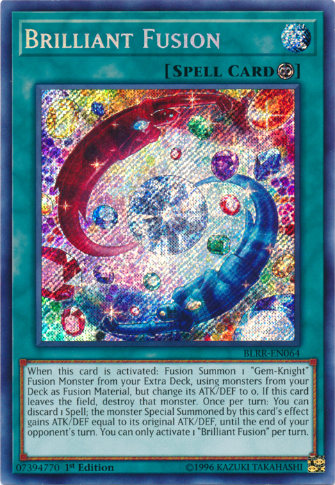 Brilliant Fusion [BLRR-EN064] Secret Rare | Odin's Place
