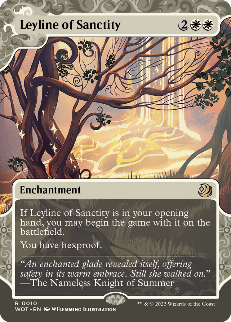 Leyline of Sanctity [Wilds of Eldraine: Enchanting Tales] | Odin's Place