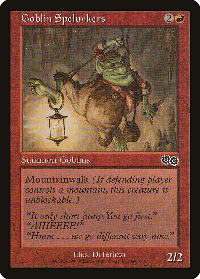 Goblin Spelunkers (195) [Urza's Saga] | Odin's Place
