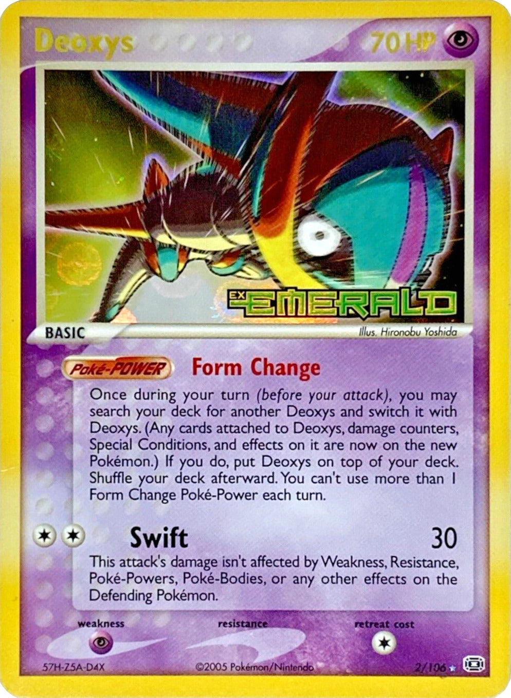 Deoxys (2/106) (Stamped) [EX: Emerald] | Odin's Place