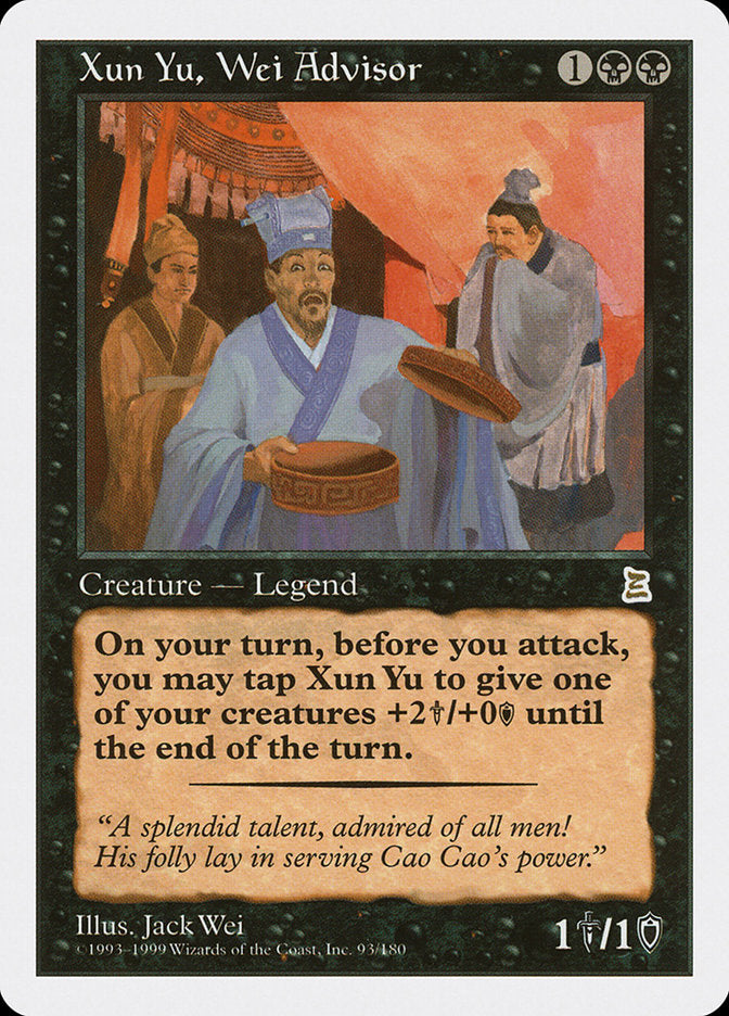 Xun Yu, Wei Advisor (93) [Portal Three Kingdoms] | Odin's Place