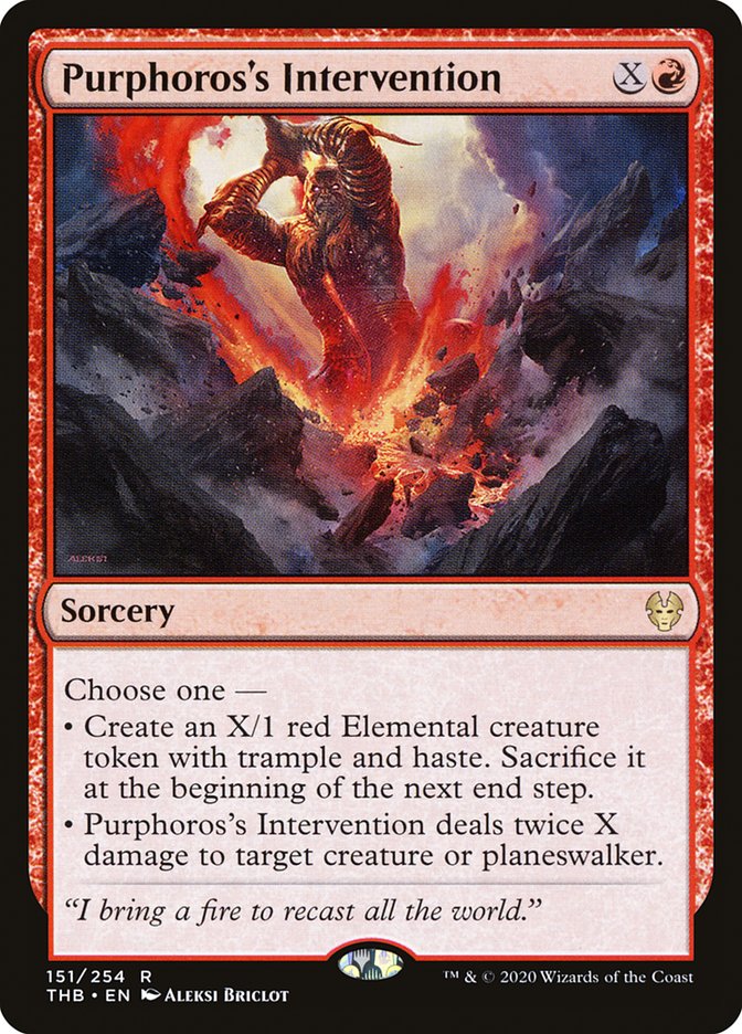 Purphoros's Intervention [Theros Beyond Death] | Odin's Place