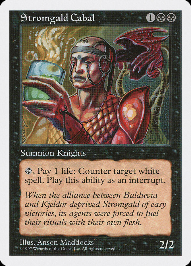 Stromgald Cabal (195) [Fifth Edition] | Odin's Place