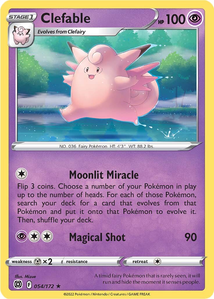 Clefable (054/172) [Sword & Shield: Brilliant Stars] | Odin's Place