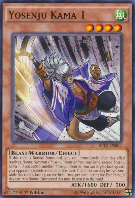 Yosenju Kama 1 [SP17-EN004] Common | Odin's Place