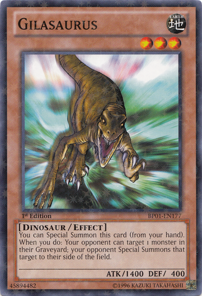 Gilasaurus [BP01-EN177] Starfoil Rare | Odin's Place