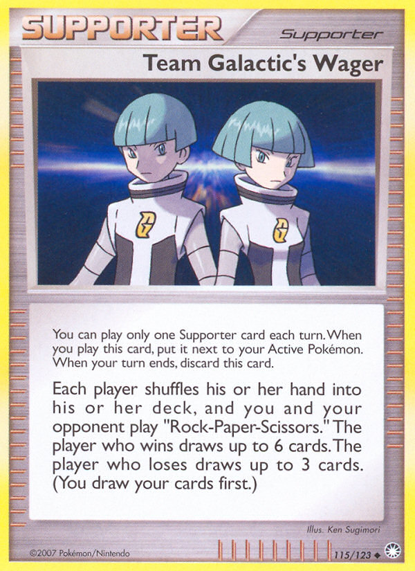 Team Galactic's Wager (115/123) [Diamond & Pearl: Mysterious Treasures] | Odin's Place