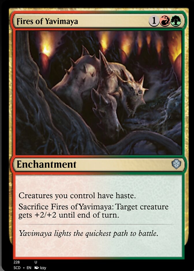 Fires of Yavimaya [Starter Commander Decks] | Odin's Place