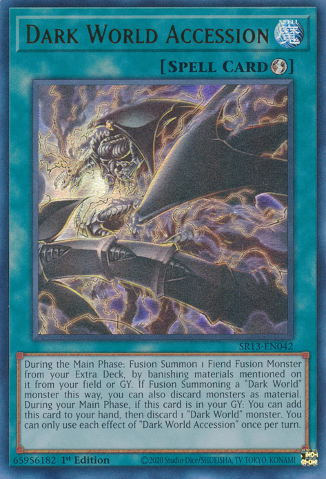 Dark World Accession [SR13-EN042] Ultra Rare | Odin's Place
