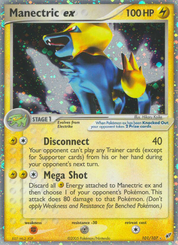Manectric ex (101/107) [EX: Deoxys] | Odin's Place