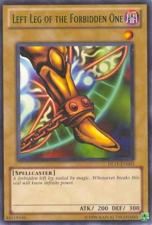 Left Leg of the Forbidden One (Green) [DL11-EN003] Rare | Odin's Place