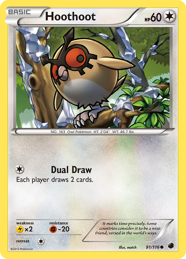 Hoothoot (91/116) [Black & White: Plasma Freeze] | Odin's Place